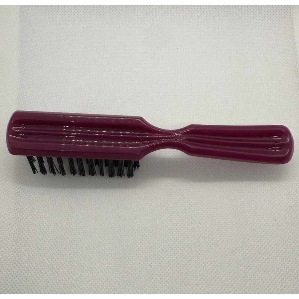 Vintage Vidal Sassoon Mini Styling Brush Magenta 1990s Travel Vanity Hair